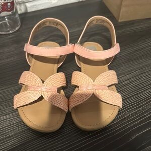 DV by Dolce Vita Pink raffia sandals- GIRLS